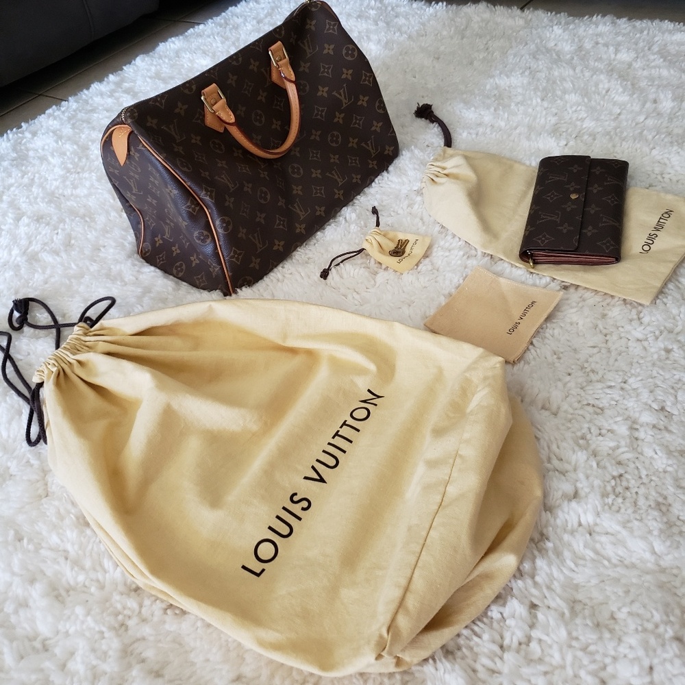 Louis Vuitton Speedy 30 &Wallet